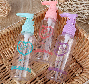 旅行空瓶子乳液瓶100ml按压瓶鸭嘴瓶挤压瓶分装瓶洗发水瓶塑料瓶
