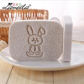 可爱卡通海绵洗脸扑洗脸卸妆粉扑深层清洁核桃去角质带盒子