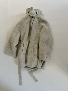 London flat 25fw 爆款返场 羊毛圈收腰大衣