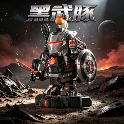 黑武豚卡皮巴拉磁吸玩具3D打印