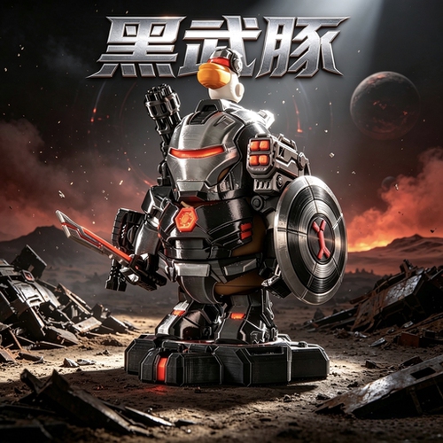 黑武豚卡皮巴拉磁吸玩具3D打印