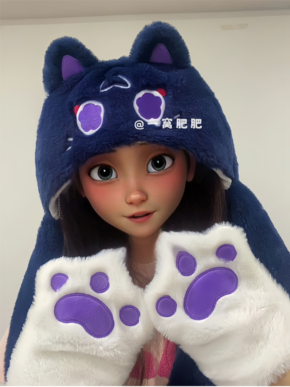 原神散兵可爱连帽围巾