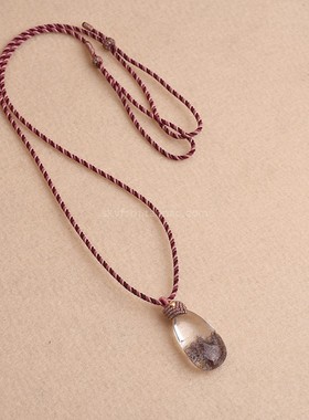 梵绳艺水滴形吊坠项链挂绳