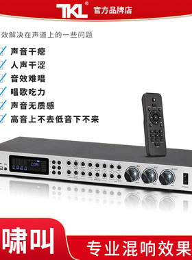 TKL X1前级效果器专业k歌KTV混音器话筒前置卡拉ok混响器高端dsp