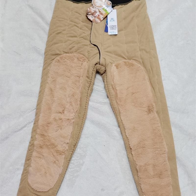 加厚羊毛棉裤高腰三层女士护膝