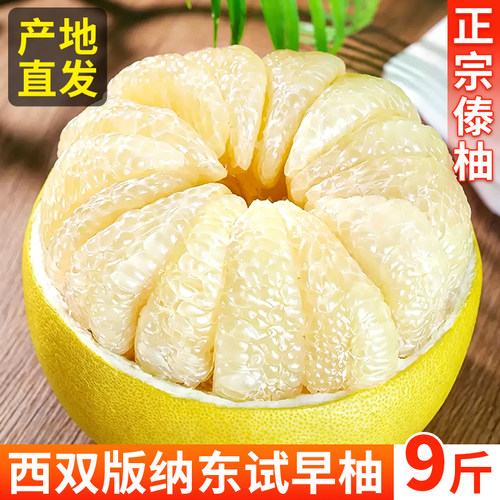 柚子新鲜水果版纳特产丨纯甜无酸