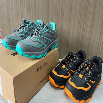 出口欧美原单男童登山鞋防滑徒步鞋儿童低帮户外鞋运动鞋