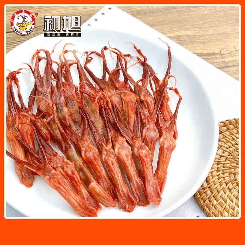 初旭生鸭舌温州酱鸭舌头大条散装称重连袋子500g卤味小吃酒店冷盘