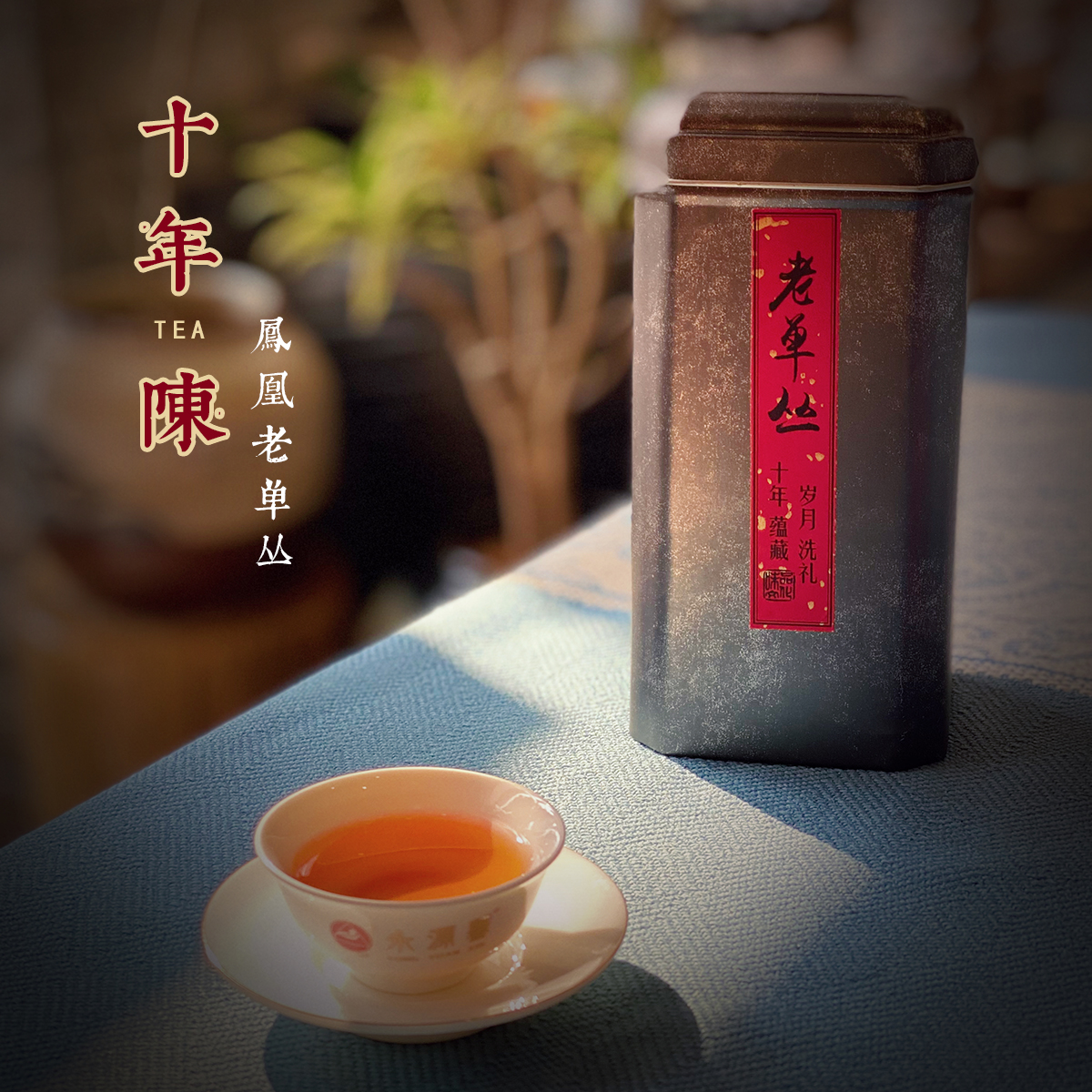 永源馨 十年凤凰老单丛茶 2010年陈年单枞老茶 蜜韵甘醇温厚 125g 茶 凤凰单丛 原图主图