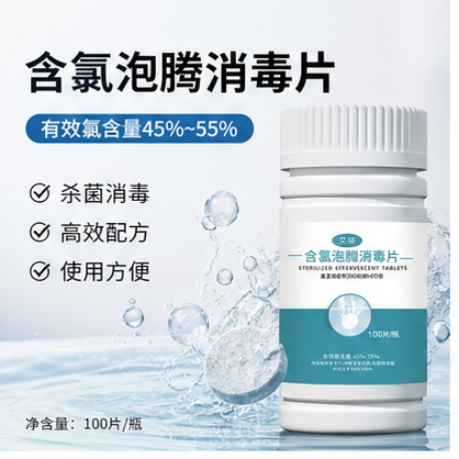 84消毒片泡腾片杀菌消毒液