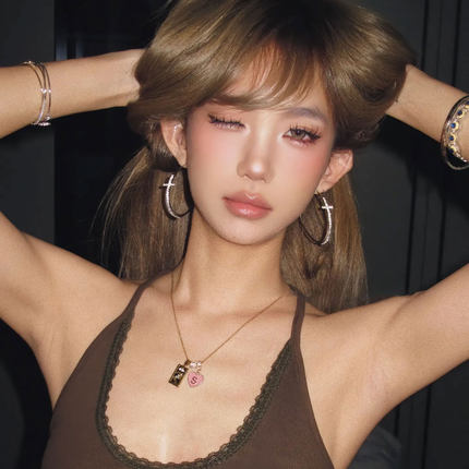 夸张十字架圈圈耳环女小众设计高级感耳钉大耳圈辣妹耳饰圆圈耳圈