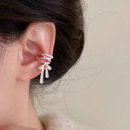 芭蕾风蝴蝶结耳夹耳骨夹无耳洞女新款 高级感耳钉耳环轻奢小众耳饰