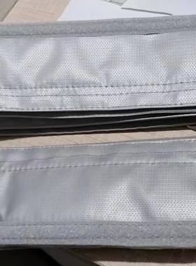 药厂和灭菌器用灰色红色新华保温棉带自粘扣保温套蒸汽管道保温管