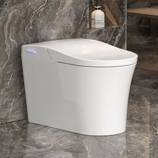 『沐牌』自动换套智能马桶一体式全自动翻盖即热式家用座便器
