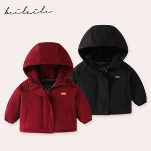 年度战袍小乐妈咪 石墨烯 三防 连帽羽绒外套拜年服汉服