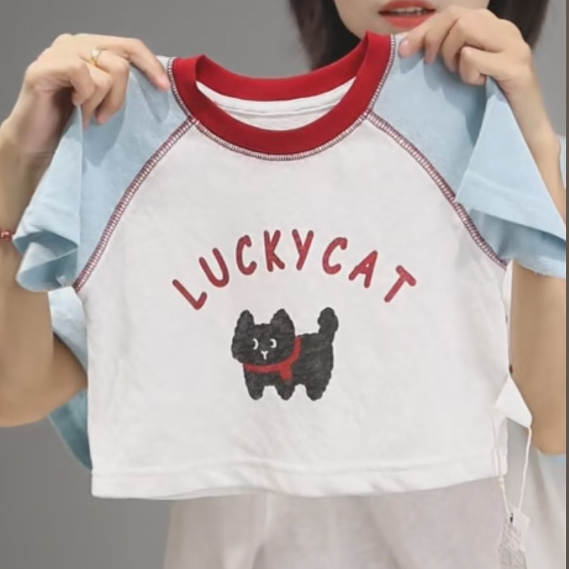 【亲子卡通短袖T  】婴儿装男女童短袖T恤夏装宝宝夏季E9