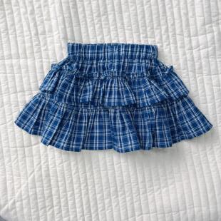 婴儿童宝宝女童吊带裙1岁3个月春夏D18 小乐妈咪 格子半身裙