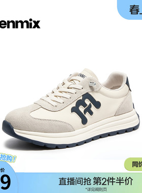 天美意2026春新款商场同款休闲运动百搭复古男德训鞋3ZR01AM6
