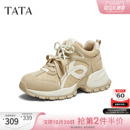 TATA他她老爹鞋2025冬季冬新款时尚休闲鞋百搭增高运动鞋CJA01DM5