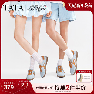 新年休闲运动鞋 女鞋 男CK804AM6 红色德训鞋 TATA他她步履同心情侣款