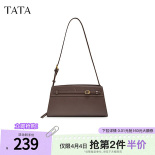X3262BX4 Tata他她复古斜挎小方包女包休闲立体简约质感单肩包新款