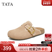 2026夏季 百搭拖鞋 新款 TATA他她女鞋 勃肯鞋 时尚 后空凉鞋 KM804BH6