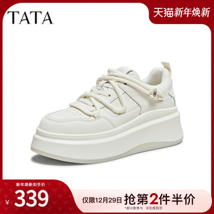 运动时尚 新款 休闲鞋 小白鞋 GCD09CM5 TATA他她板鞋 厚底女鞋 2025冬季