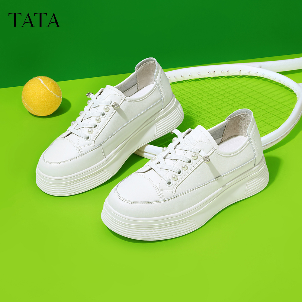TATA小白鞋女厚底运动