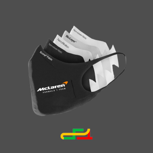 2023款迈凯轮MclarenF1车队赛车服模型车队口罩F1橙色现货秒发