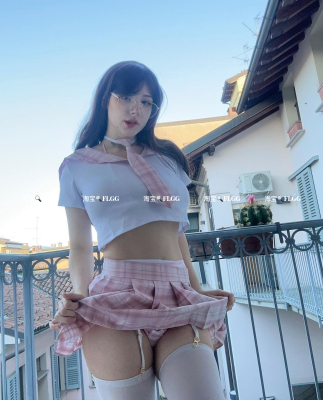 FLGG性感睡衣女校园风学姐制服小胸显大纯欲风诱惑角色扮演套装