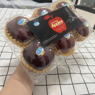 雪原花牛中果苹果正宗甘肃天水蛇皮果宝宝婴儿辅食粉面6颗装