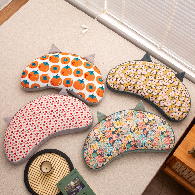 猫耳朵全荞麦壳枕头枕芯爆款猫肚枕