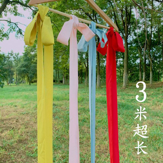 神明少女襻膊长飘带绑带 纯色发饰发绳 百搭纯色雪纺发带系列多色,女装/女士精品,民族服装/舞台装,淘宝优惠券,粉丝福利购,淘宝优惠卷