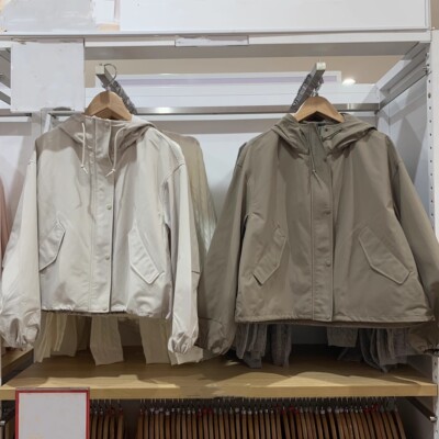 秋季女装户外防风防水连帽外套