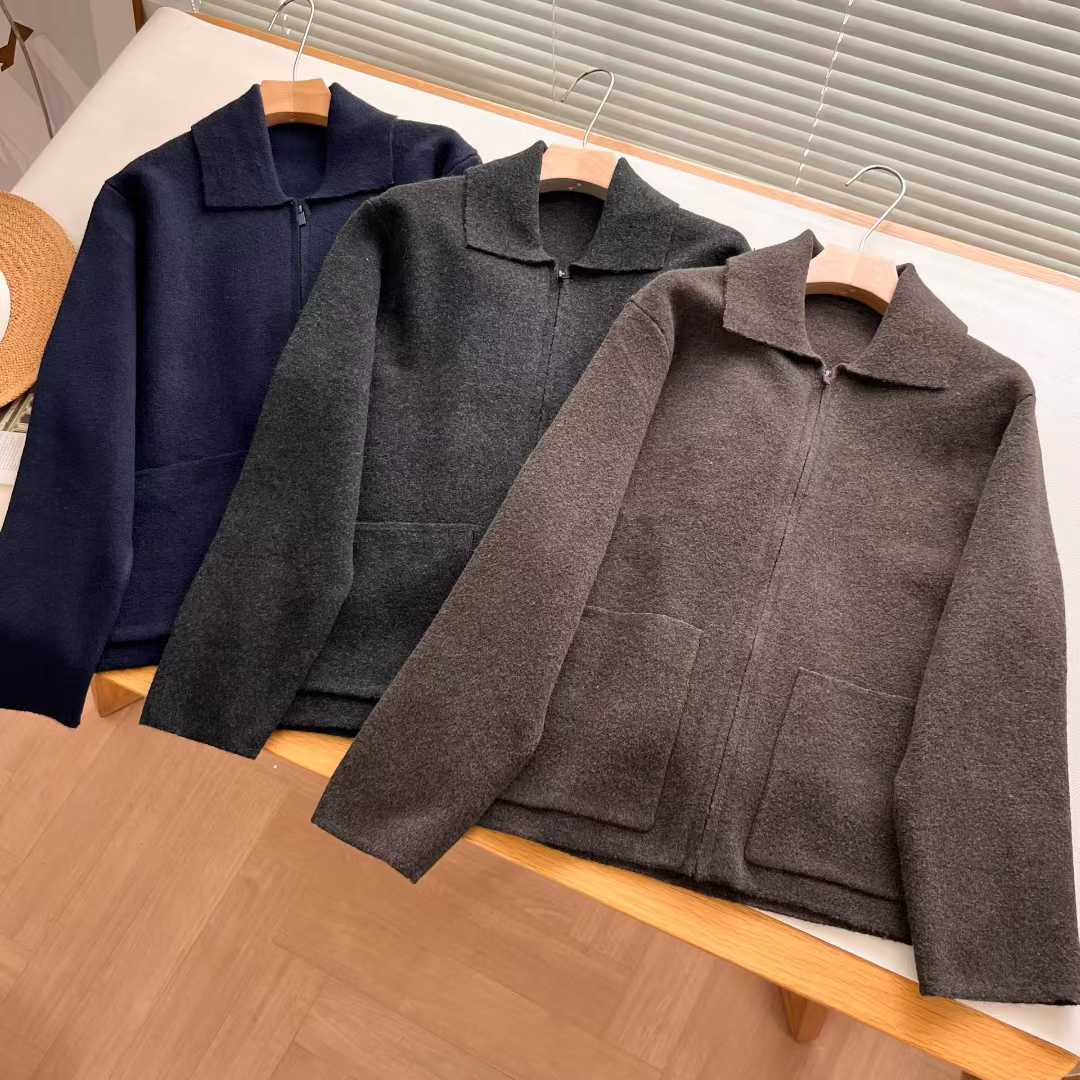 秋冬新款男装女装针织开衫外套