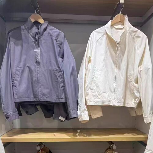 春季女装立领短外套宽松夹克
