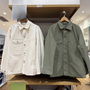 483819 品质好货26春款男装女装休闲翻领工装宽松多口袋外套夹克
