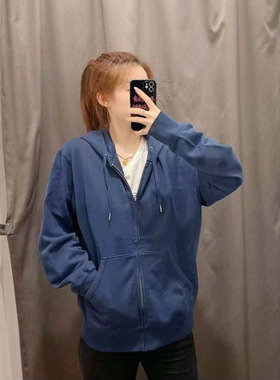 465201/460324/469928新款男装女装连帽拉链开衫外套宽松长袖卫衣