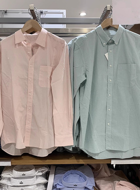 476015/473281/480648 新款男装女装长袖格子衬衫长绒棉休闲衬衣