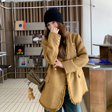 【现货】小香风双面毛呢大衣270-8973P225控328，女装毛呢外套，浙宝270