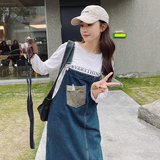 2023夏装新款减龄拼色背带裙270-2310P110控168，女装连体裤，浙宝270