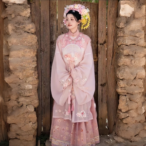 明制汉服马面裙刺绣花未眠春夏季