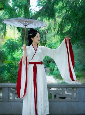 鞠婧祎同款南北朝交领战国袍汉服