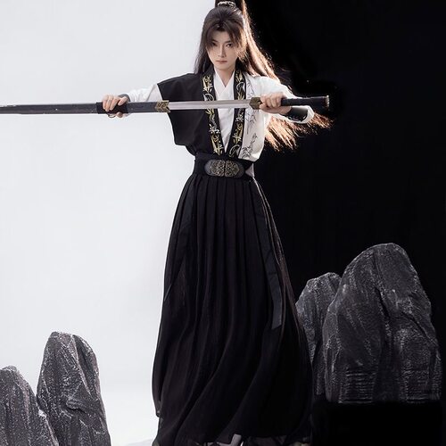 宋制汉服中国风绣花男女款