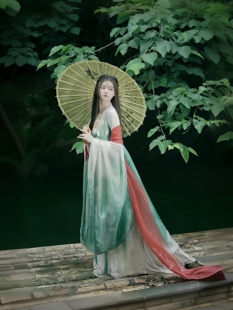 【拒相思】原创正品汉服女成人唐制绣花齐胸大袖衫印花诃子裙新款
