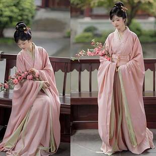 【王姬】秋冬季绣花魏晋制南北朝汉服女古风斗篷毛领长款套装新款