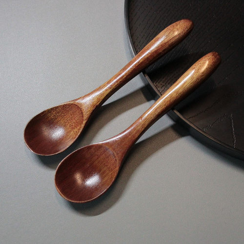 吃饭木勺子日式小木勺家用调羹