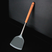 加长木柄硅胶锅铲不粘锅专用耐高温食品级炒菜铲子家用烹饪大铲勺