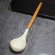 食品级硅胶铲大汤勺实木长柄勺耐高温不粘锅专用汤壳家用厨房厨具