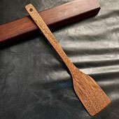 鸡翅木小锅铲无漆迷你小木铲子木头煎铲煎蛋牛排不粘锅专用耐高温